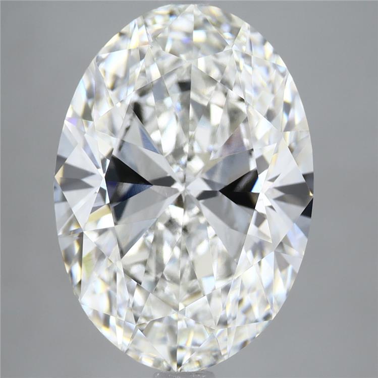 7.22ct Oval F VVS2 Lab Created Diamond