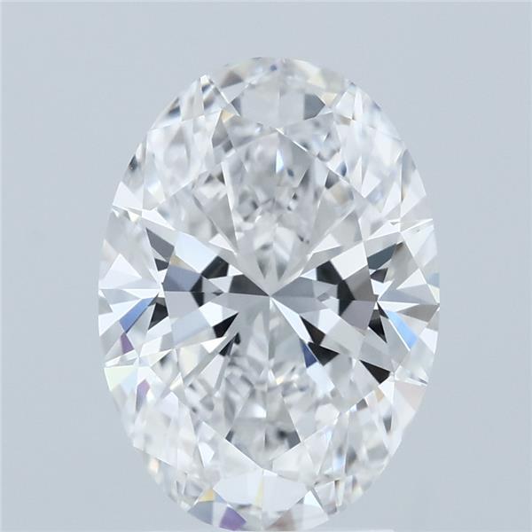 3ct Oval E VVS2 Lab Created Diamond