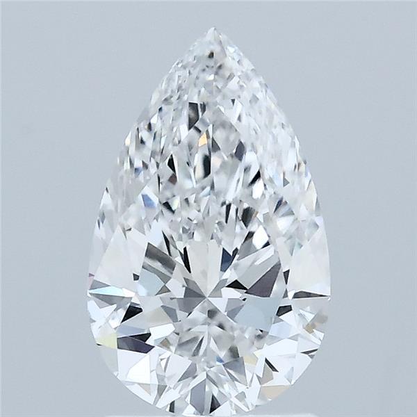 1.39ct Pear D VVS2 Lab Created Diamond