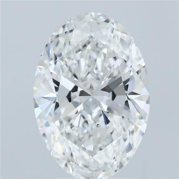3.01ct Oval F VVS2 Lab Created Diamond