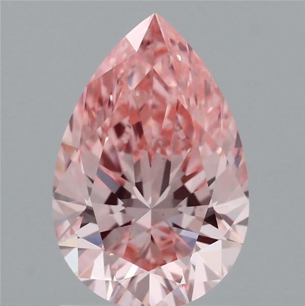 1.4ct Pear FANCY VIVID PINK VS1 Lab Created Diamond