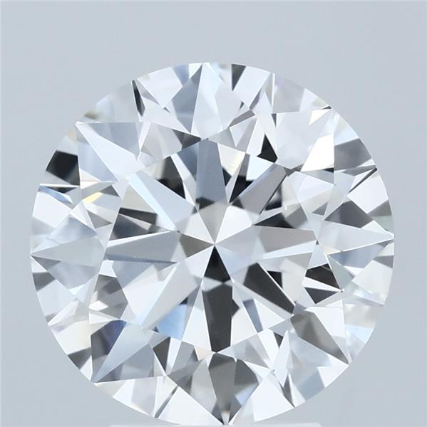 4ct Round F VVS2 Lab Created Diamond