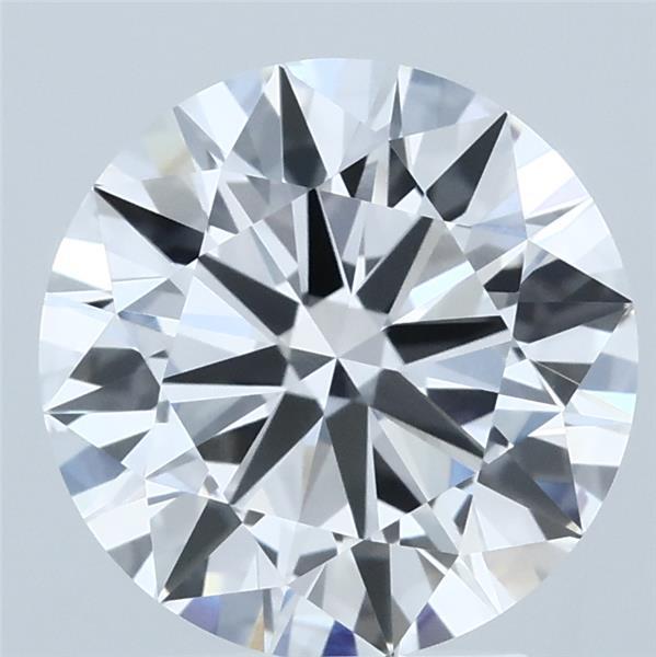 3.02ct Round E VVS2 Lab Created Diamond