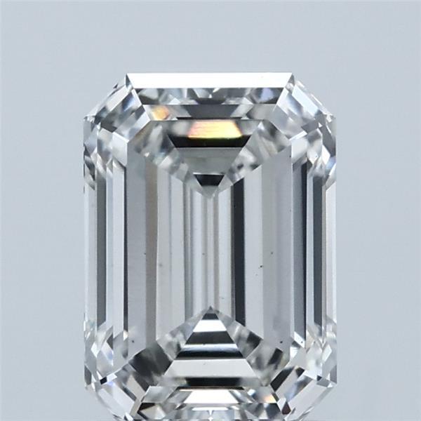 1.54ct Emerald F VS1 Lab Created Diamond