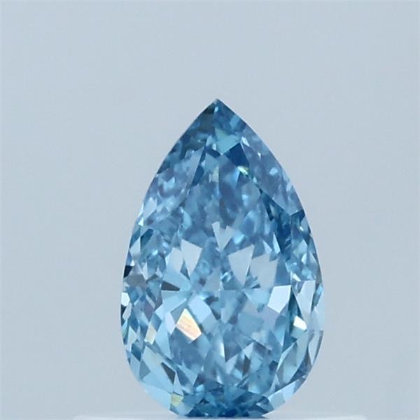 0.55ct Pear FANCY VIVID BLUE VS1 Lab Created Diamond