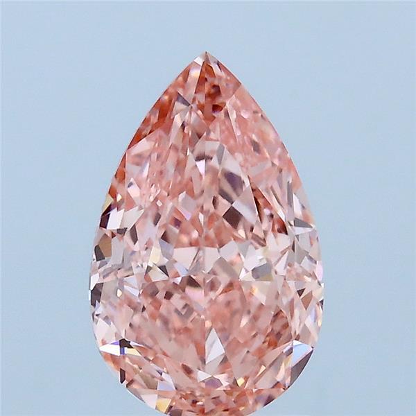 2.06ct Pear FANCY VIVID PINK VS1 Lab Created Diamond