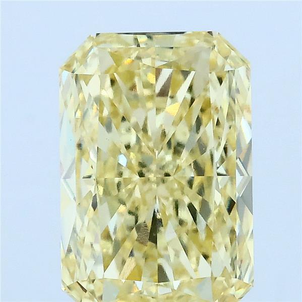 3.08ct Radiant FANCY YELLOW VVS2 Lab Created Diamond