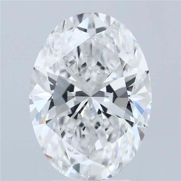 4.01ct Oval D VVS2 Lab Created Diamond