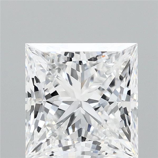 3.89ct Princess E VVS2 Lab Created Diamond