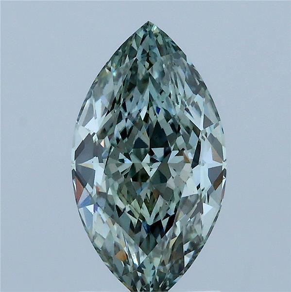 2.01ct Marquise FANCY INTENSE GREEN VS1 Lab Created Diamond