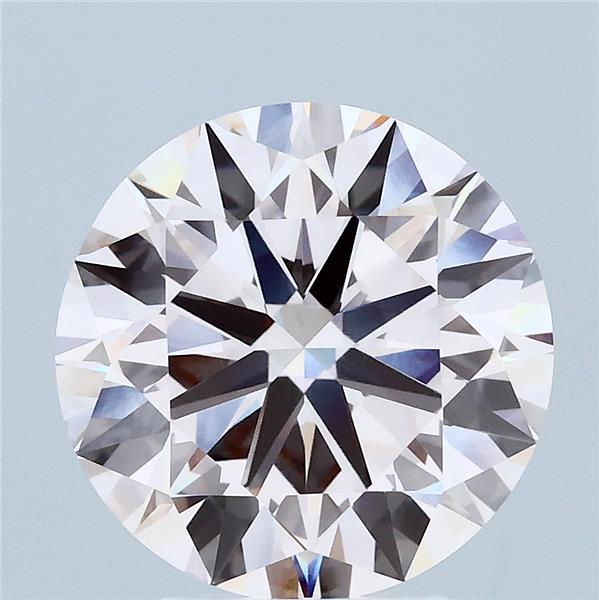 4.02ct Round FANCY LIGHT PINK VVS2 Lab Created Diamond