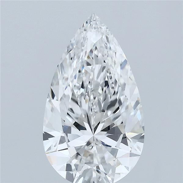 1.5ct Pear E VVS2 Lab Created Diamond