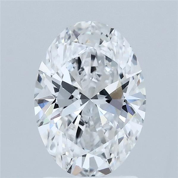 1.5ct Oval D VVS2 Lab Created Diamond