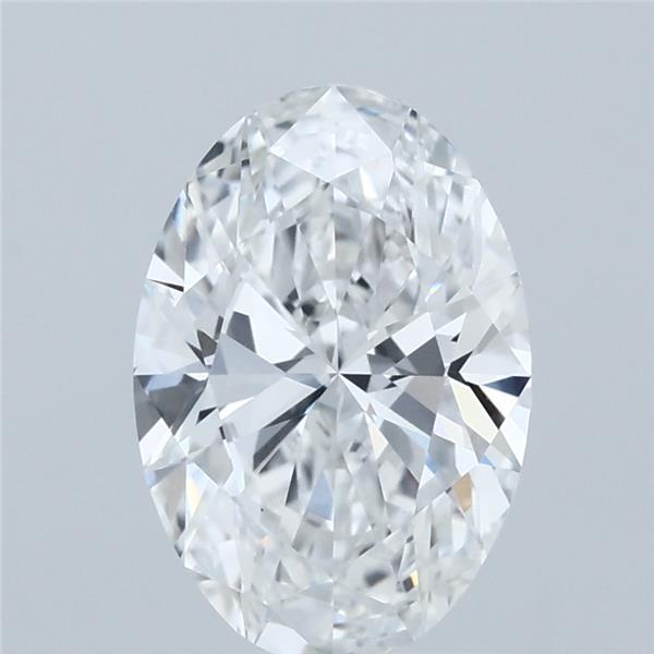 1.79ct Oval E VVS2 Lab Created Diamond