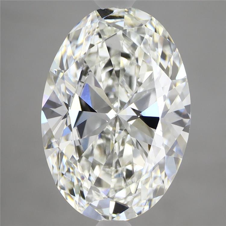 3.88ct Oval F VVS2 Lab Created Diamond