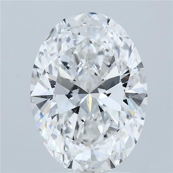 3.08ct Oval E VVS2 Lab Created Diamond