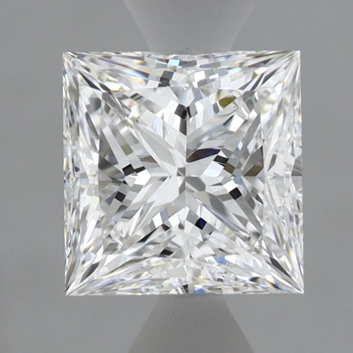 1.32ct Princess D VVS2 Lab Created Diamond
