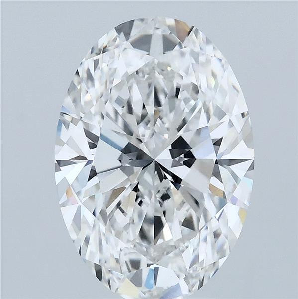 3.04ct Oval E VVS2 Lab Created Diamond