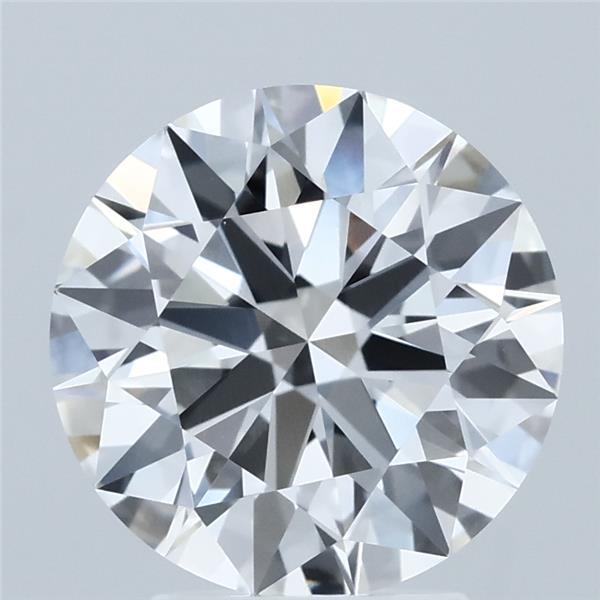 3.27ct Round F VVS2 Lab Created Diamond
