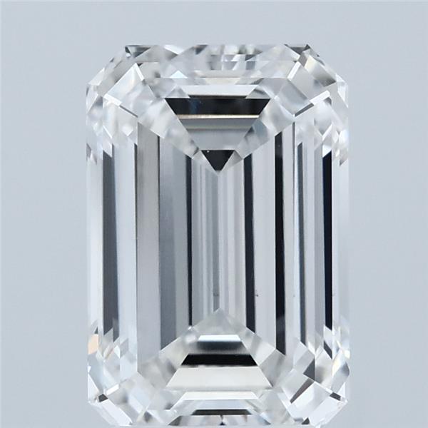 3.02ct Emerald E VS1 Lab Created Diamond