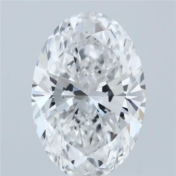 3.01ct Oval E VVS2 Lab Created Diamond
