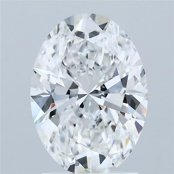 2.01ct Oval D VVS2 Lab Created Diamond