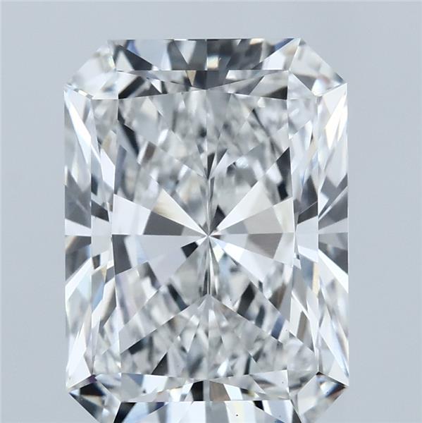 4.01ct Radiant E VVS2 Lab Created Diamond