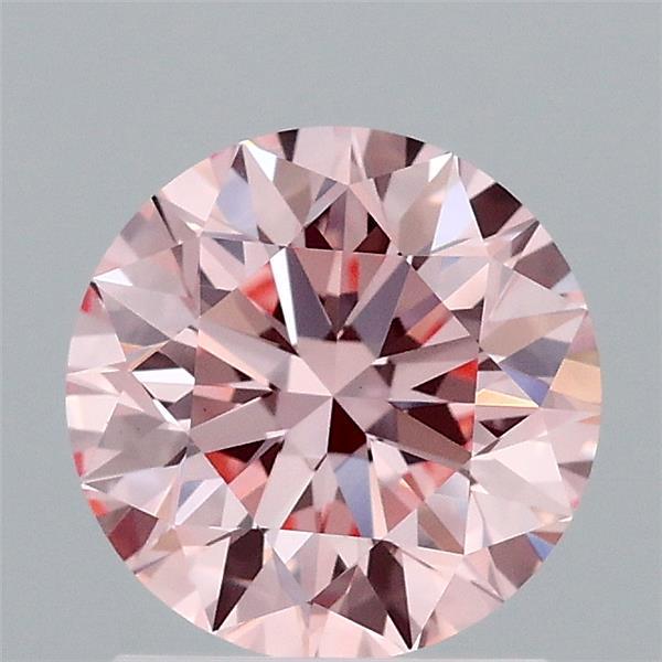 1.49ct Round FANCY INTENSE PINK VS1 Lab Created Diamond