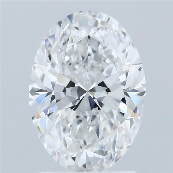 2.01ct Oval E VVS2 Lab Created Diamond