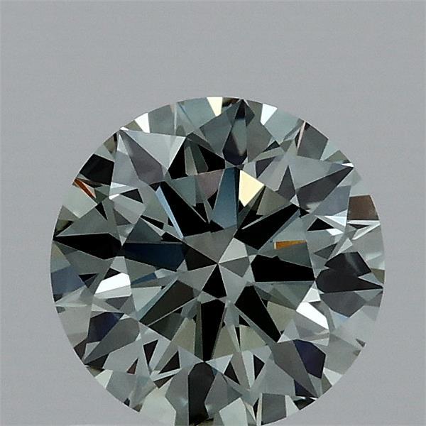 1.1ct Round FANCY INTENSE GREEN VVS2 Lab Created Diamond