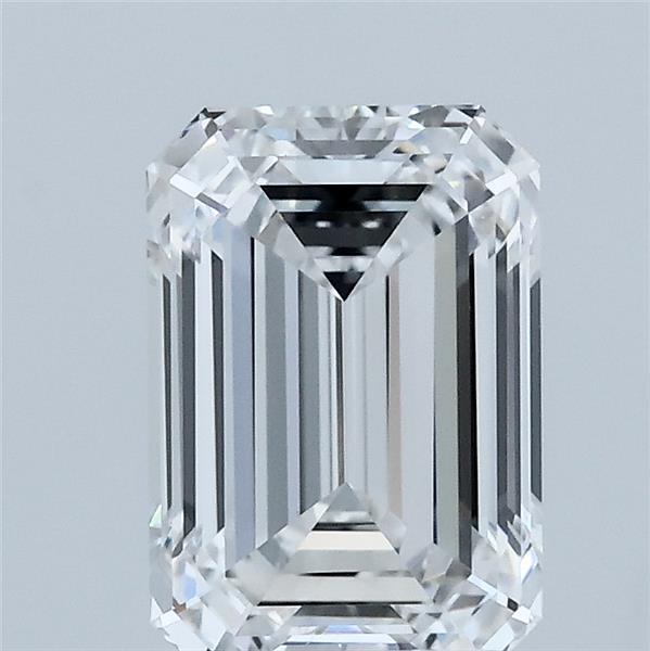 2.05ct Emerald D VVS2 Lab Created Diamond