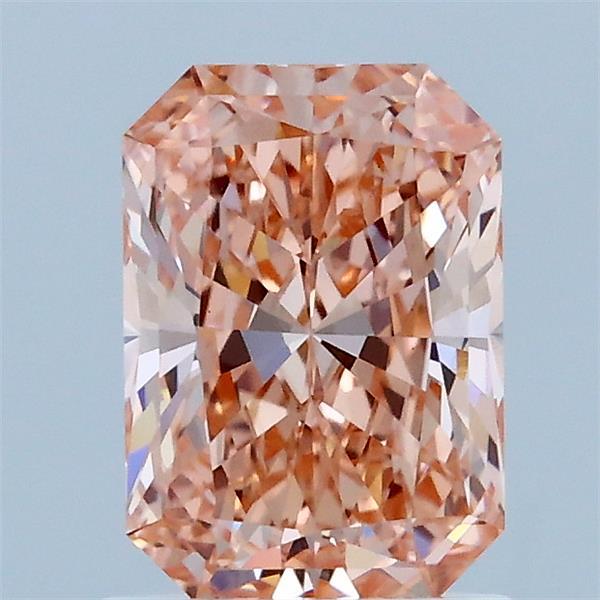 1.24ct Radiant FANCY INTENSE PINK VS1 Lab Created Diamond