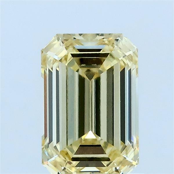 1.03ct Emerald FANCY YELLOW VS1 Lab Created Diamond