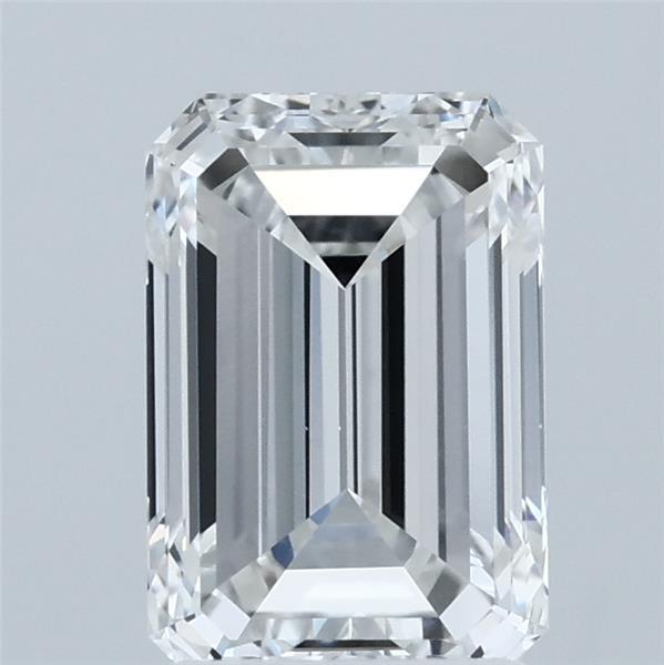 2ct Emerald E VS1 Lab Created Diamond