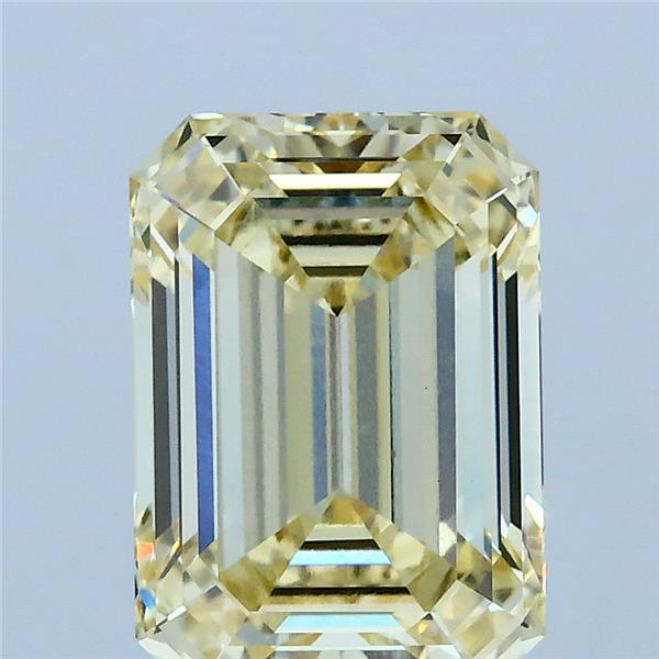 3.01ct Emerald FANCY YELLOW VVS2 Lab Created Diamond