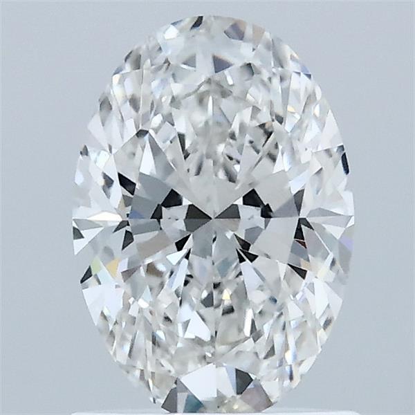 1.1ct Oval F VVS2 Lab Created Diamond
