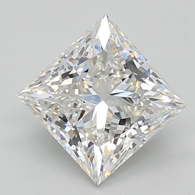 3.04ct Princess F VS1 Lab Created Diamond