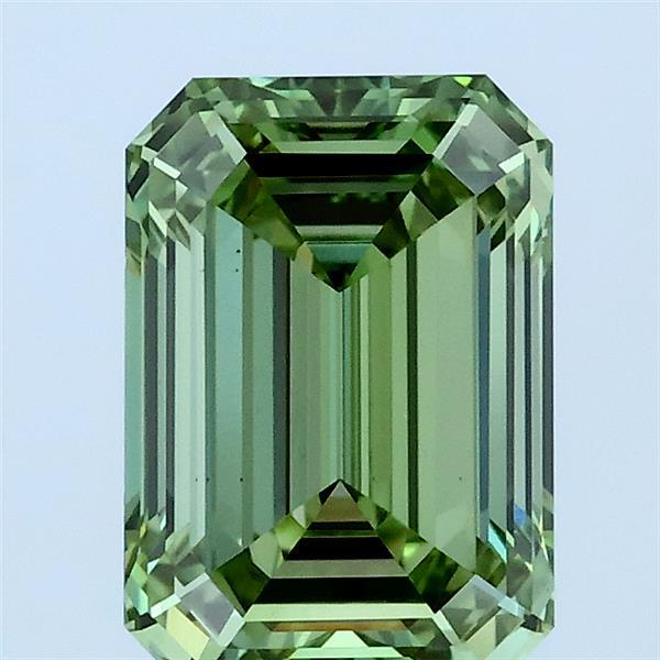 2.09ct Emerald FANCY VIVID GREEN VS1 Lab Created Diamond