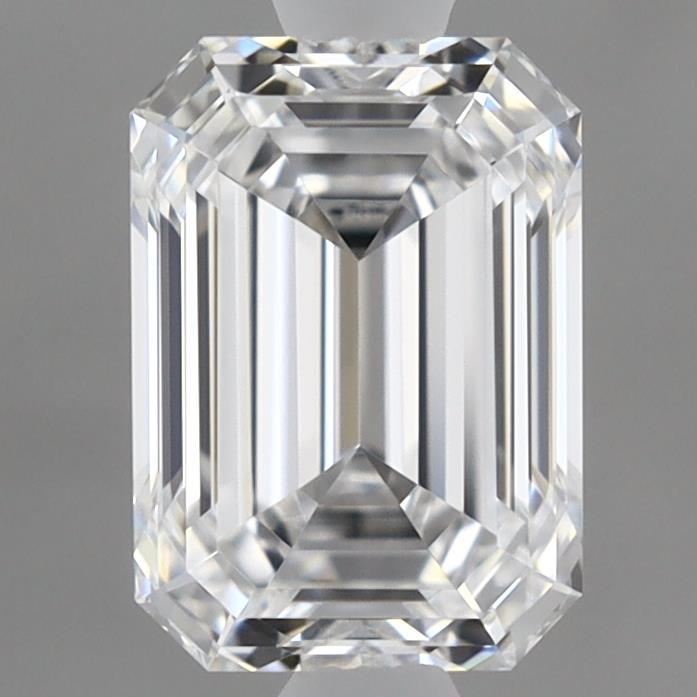 0.96ct Emerald D VVS2 Lab Created Diamond