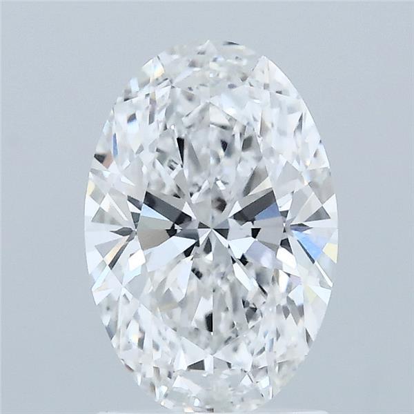 1.57ct Oval E VVS2 Lab Created Diamond
