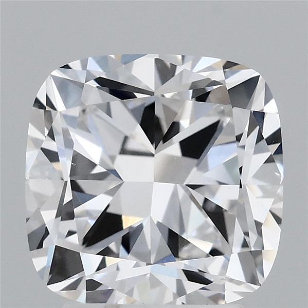 3.3ct Cushion D VVS2 Lab Created Diamond
