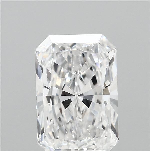2.6ct Radiant D VVS1 Lab Created Diamond