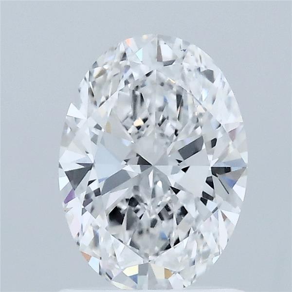 1.23ct Oval E VVS2 Lab Created Diamond