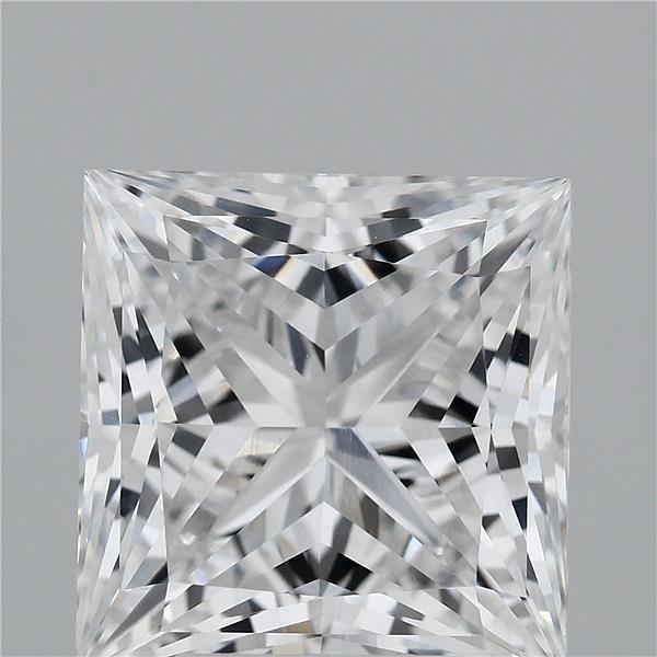4.07ct Princess E VVS2 Lab Created Diamond