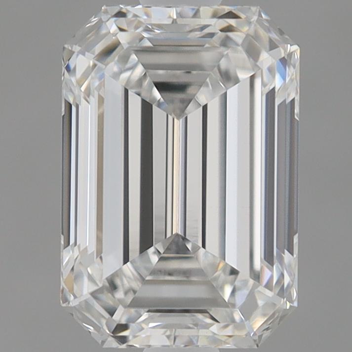 0.97ct Emerald E VVS2 Lab Created Diamond