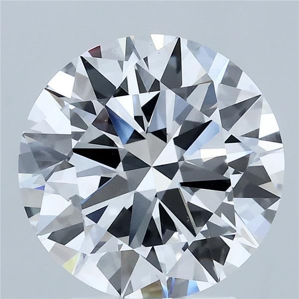 3ct Round D VS1 Lab Created Diamond