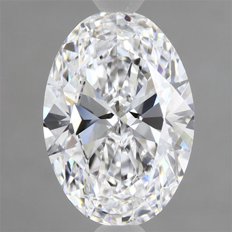 1.69ct Oval D VVS2 Lab Created Diamond