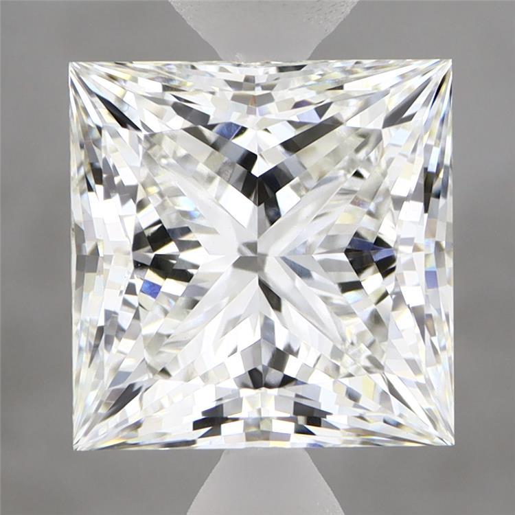 4.07ct Princess F VVS2 Lab Created Diamond