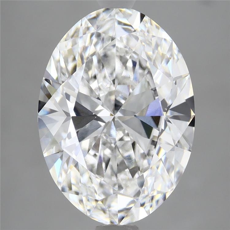 4.66ct Oval D VVS2 Lab Created Diamond