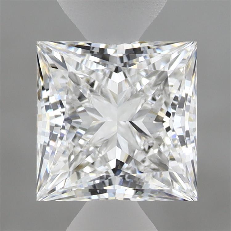 1.59ct Princess D VVS2 Lab Created Diamond
